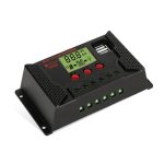 PWM-Solarregler, 12 V/24 V, Lithiumbatterie, Aufladung, Photovoltaik-Panel, Aufladung, Straßenlaternenregler mit Dual-USB-Ausgang, CPLS-10A, CPLS-20A, CPLS-30A, CPLS-40A, CPLS-50A, CPLS-60A – Bild 4