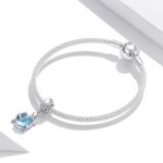 S925 Sterling Silber Blaue Turtle Anhänger DIY Armband Halskette Zubehör – Bild 7