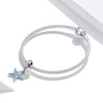 S925 Sterling Silber Starfish Anhänger DIY Armband Halskette Zubehör – Bild 7