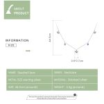 S925 Sterling Silber Einfache Liebe der Muscheln Frauen Nacklace Schmuck – Bild 4