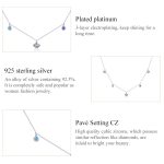 S925 Sterling Silber Einfache Liebe der Muscheln Frauen Nacklace Schmuck – Bild 5