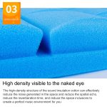 Pyramidenstil Aufnahmestudio Trommel Videoraum Schalldämmplatte Schalldämpfer Baumwolle, 1PC, 1 PC, 10 PCS, 12 PCS, 20 PCS, 24 PCS – Bild 6