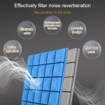 Pyramidenstil Aufnahmestudio Trommel Videoraum Schalldämmplatte Schalldämpfer Baumwolle, 1PC, 1 PC, 10 PCS, 12 PCS, 20 PCS, 24 PCS – Bild 7