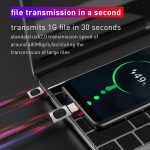 100 W 5 A USB-C/Typ-C-Stecker auf USB-C/Typ-C-Stecker PD-Schnelllade-Geflochtenes Datenkabel – Bild 6