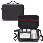 Tragbare Einzelschulter-Aufbewahrungsbox für die Reise mit PU-Hülle für DJI Air 2S, For DJI Air 2S Black + Black Liner, For DJI Air 2S Black + Red Liner