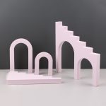 Geometrischer Würfel, einfarbig, für Fotografie, Fotohintergrund, Tischaufnahmen, Schaumstoff-Requisiten, Ladder Combo Kits, 2 x Triangles Combo Kits, Cuboid Doo, 7 x 7 x 6cm Cuboid