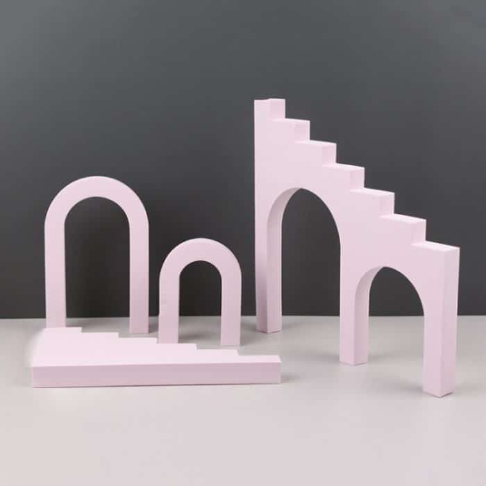 EDA001553207F.jpg Geometrischer Würfel, einfarbig, für Fotografie, Fotohintergrund, Tischaufnahmen, Schaumstoff-Requisiten, Ladder Combo Kits, 2 x Triangles Combo Kits, Cuboid Doo, 7 x 7 x 6cm Cuboid – Bild 1