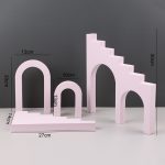 Geometrischer Würfel, einfarbig, für Fotografie, Fotohintergrund, Tischaufnahmen, Schaumstoff-Requisiten, Ladder Combo Kits, 2 x Triangles Combo Kits, Cuboid Doo, 7 x 7 x 6cm Cuboid – Bild 7