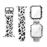 Integriertes Ersatz-Uhrengehäuse mit Silikondruck, For Apple Watch Series  7  45mm / & 6 & SE & 5 & 4 44mm, For Apple Watch Series 7  41mm / & 6 & SE & 5 & 4 40mm, For Apple Watch Series 3 & 2 & 1 42mm