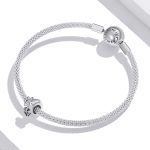 S925 Sterling Silber Pet Impressum Perlen DIY Armband Halskette Zubehör – Bild 7