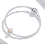 S925 Sterling Silber Bunte Paw Print Perlen DIY Armband Halskette Zubehör – Bild 7