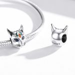 S925 Sterling Silber ägyptische Katze Gott Besti Perlen DIY Armband Halskette Zubehör – Bild 5