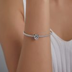 S925 Sterling Silber ägyptische Katze Gott Besti Perlen DIY Armband Halskette Zubehör – Bild 7