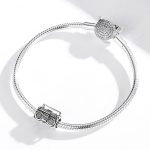 S925 Sterling Silber Retro Radio Perlen DIY Armband Halskette Zubehör – Bild 6
