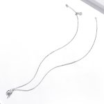 S925 Sterling Silber Paint Brush Frauen Nacklace Schmuck – Bild 2