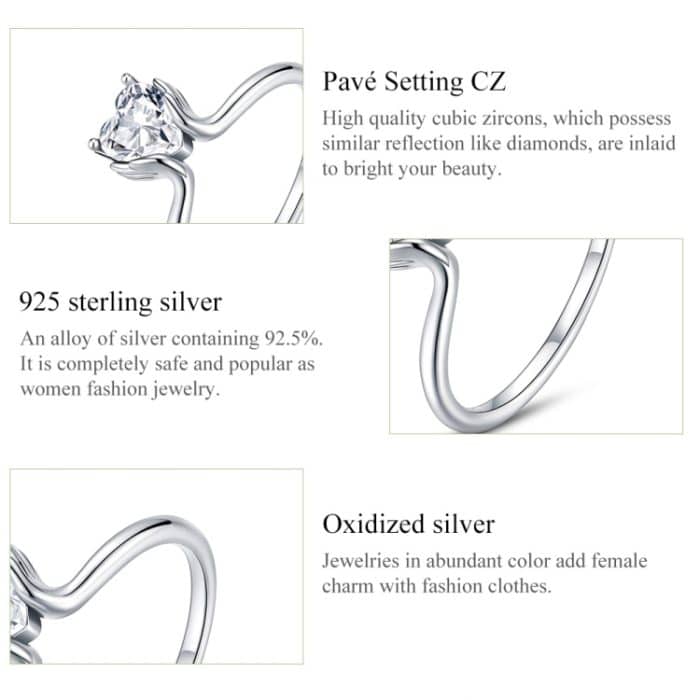 Damenring „Liebe in der Handfläche“ aus S925-Sterlingsilber – Bild 6