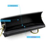 Damenmode One-Shoulder-Umhängetasche aus schlichtem Rindsleder – Bild 5