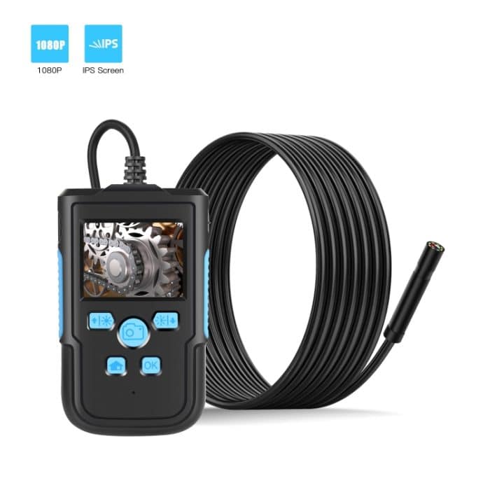 P60B 8 mm 1080P 2,4 Zoll IPS-Bildschirm IP68 wasserdichtes HD-Digitalendoskop, 8mm 2m Hard Cable, 8mm 5m Hard Cable, 8mm 10m Hard Cable – Bild 3