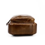Herren Leder Brusttasche Retro Umhängetasche – Bild 7