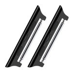 2 Stück Uhrenarmbänder aus Edelstahl mit akustischem Ohranschluss, Breite: 22 mm für Apple Watch Serie 6 & SE & 5 & 4 40 mm / 3 & 2 & 1 38 mm, Width: 22mm For Apple Watch 40mm / 38mm