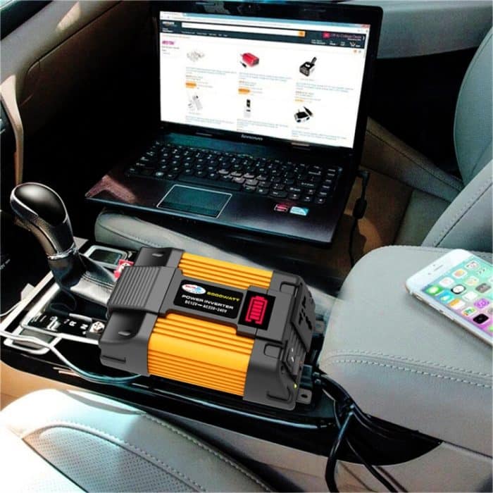 Little Wasp 12V auf 220V 6000W Auto-Wechselrichter mit LED-Anzeige und Dual-USB – Bild 9