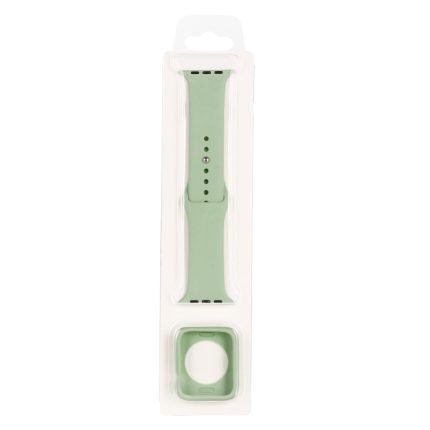 Silikon-Ersatzarmband + Uhrenschutzetui-Set, For Apple Watch Series 3 & 2 & 1 38mm, For Apple Watch Series 3 & 2 & 1 42mm