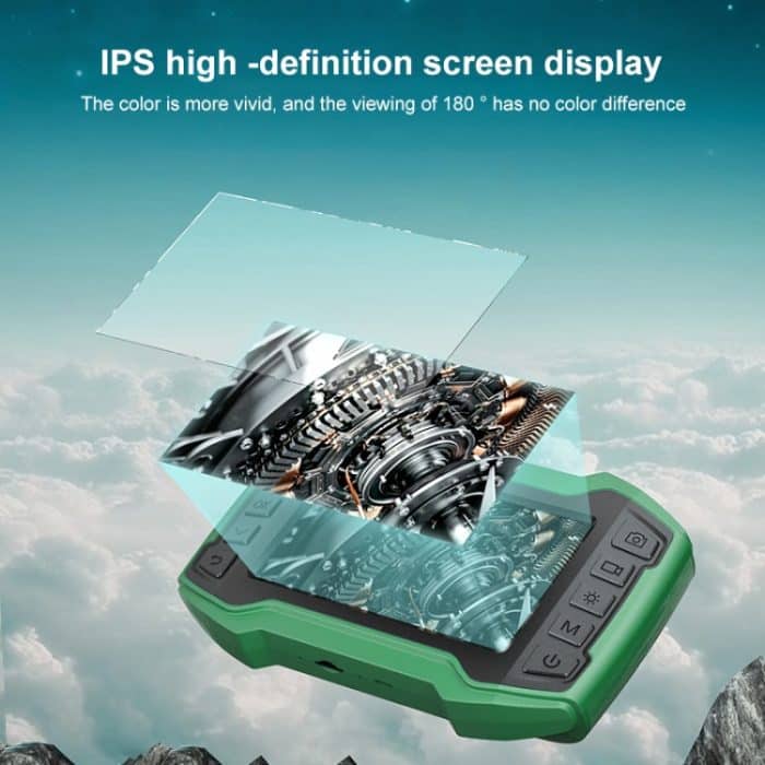 inskam452-2 Dual-Objektiv 4,5 Zoll IPS-Bildschirm 1080P HD Endoskop 200W Pixel Industrieendoskop,, Hard Cable Length: 1m, Hard Cable Length: 5m, Hard Cable Length: 10m – Bild 5