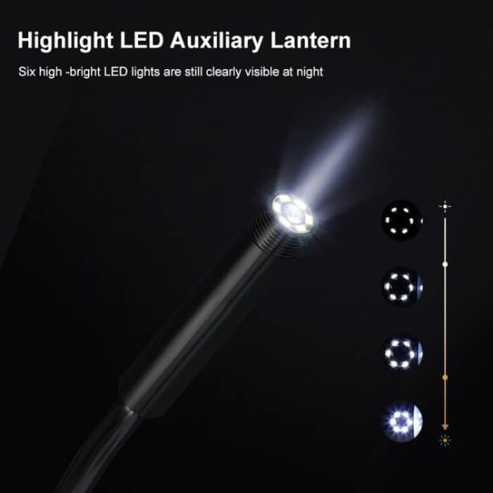 inskam452-2 Dual-Objektiv 4,5 Zoll IPS-Bildschirm 1080P HD Endoskop 200W Pixel Industrieendoskop,, Hard Cable Length: 1m, Hard Cable Length: 5m, Hard Cable Length: 10m – Bild 8