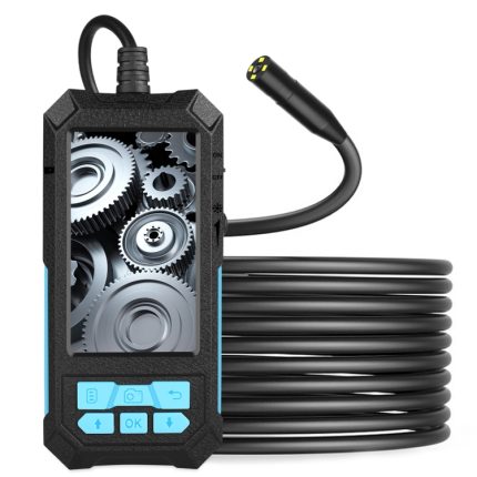 P90 14mm 4,5 Zoll HD 500W Autofokus Kamera Endoskop Tragbares wasserdichtes Industrierohrendoskop,, Hard Cable Length: 2m, Hard Cable Length: 5m, Hard Cable Length: 10m