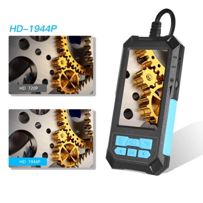 P90 14mm 4,5 Zoll HD 500W Autofokus Kamera Endoskop Tragbares wasserdichtes Industrierohrendoskop,, Hard Cable Length: 2m, Hard Cable Length: 5m, Hard Cable Length: 10m – Bild 3
