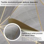 Startseite Geometrische Tapete Hirschleder-Samt Nicht selbstklebende, verdickte Tapete, 53x1000cm – Bild 2