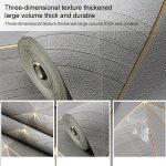 Startseite Geometrische Tapete Hirschleder-Samt Nicht selbstklebende, verdickte Tapete, 53x1000cm – Bild 3