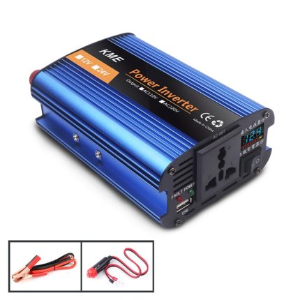 Carmaer 500W Auto Smart Multifunktions-Digitalanzeige Wechselrichter Haushaltsstromrichter, 12V to 220V 500W, 24V to 220V 500W, 36V to 220V 500W, 48V to 220V 500W