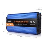 Carmaer 1200W Auto Smart Multifunktions-Digitalanzeige Wechselrichter Haushaltsstromrichter, 12V to 220V 1200W, 24V to 220V 1200W, 36V to 220V 1200W, 48V to 220V 1200W, 60V to 220V – Bild 3