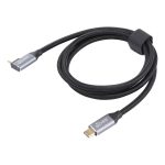 USB-C/Typ-C-Stecker auf USB-C/Typ-C-Winkel-Übertragungsdatenkabel – Bild 3