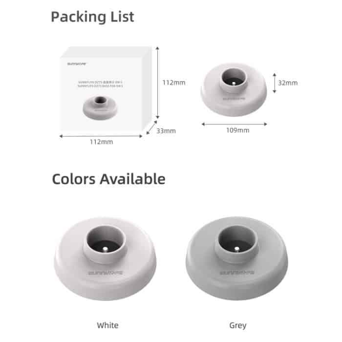 Sunnylife DZ75 Mobile Phone Gimbal Desktop Fixed Stand Base für DJI OM 5 – Bild 2