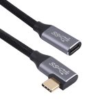 Winkelstück USB-C/Typ-C-Stecker auf USB-C/Typ-C-Buchse für Übertragungsdatenkabel – Bild 2