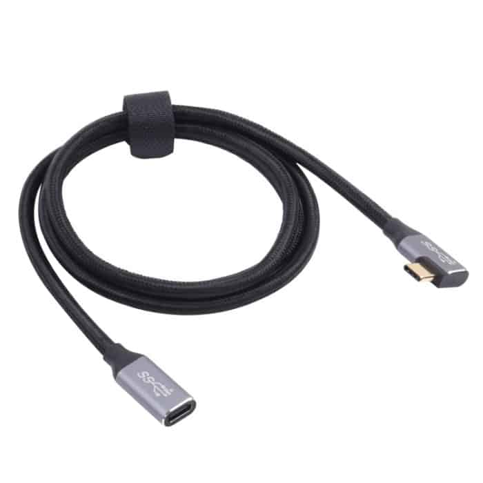 Winkelstück USB-C/Typ-C-Stecker auf USB-C/Typ-C-Buchse für Übertragungsdatenkabel – Bild 3