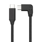 60W 3A USB-C/Typ-C-Stecker auf USB-C/Typ-C-Winkel-PD-Schnellladekabel mit magischem Gürtel