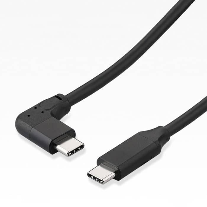 60W 3A USB-C/Typ-C-Stecker auf USB-C/Typ-C-Winkel-PD-Schnellladekabel mit magischem Gürtel – Bild 2