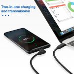 60W 3A USB-C/Typ-C-Stecker auf USB-C/Typ-C-Winkel-PD-Schnellladekabel mit magischem Gürtel – Bild 5