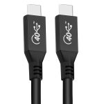 100 W USB-C / Typ-C 4.0-Stecker auf USB-C / Typ-C 4.0-Stecker, voll funktionsfähiges Datenkabel für Thunderbolt 3