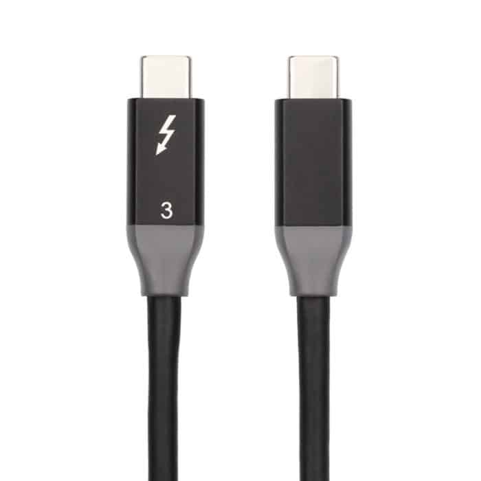 100 W USB-C / Typ-C 4.0-Stecker auf USB-C / Typ-C 4.0-Stecker, zweifarbiges, voll funktionsfähiges Datenkabel für Thunderbolt 3 – Bild 1