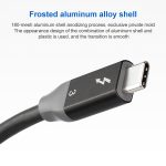 100 W USB-C / Typ-C 4.0-Stecker auf USB-C / Typ-C 4.0-Stecker, zweifarbiges, voll funktionsfähiges Datenkabel für Thunderbolt 3 – Bild 3