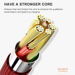 ADC-001 3A USB-zu-USB-C/Typ-C Weave Schnelllade-Datenkabel – Bild 6