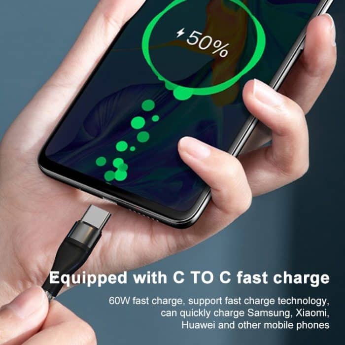 ADC-004 USB-C/Typ-C zu USB-C/Typ-C PD Schnelllade-Webdatenkabel – Bild 6