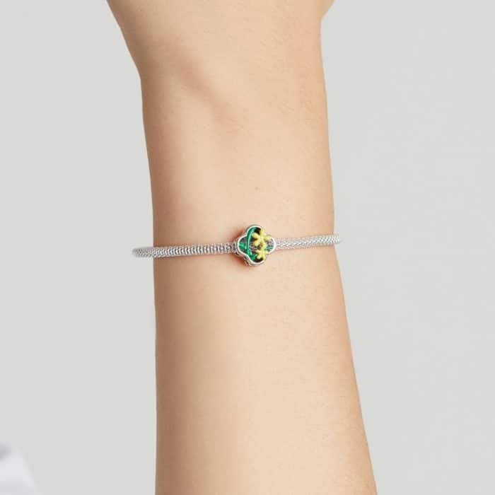 S925 Sterling Silber Zarte Narzissenperlen DIY Armband Halskette Zubehör – Bild 7