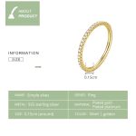 S925 Sterling Silber Fashion Wizard Diamant Damenring – Bild 2