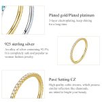 S925 Sterling Silber Fashion Wizard Diamant Damenring – Bild 3