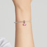 S925 Sterling Silber Double Love Anhänger DIY Armband Halskette Zubehör – Bild 7